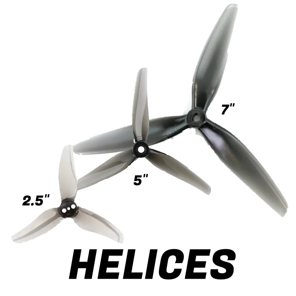 helices dron fpv